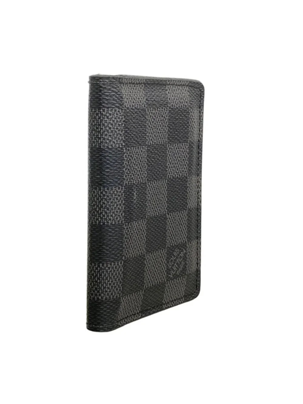 Louis Vuitton Card Case Damier Graphite Organizer de Poche Black Gray